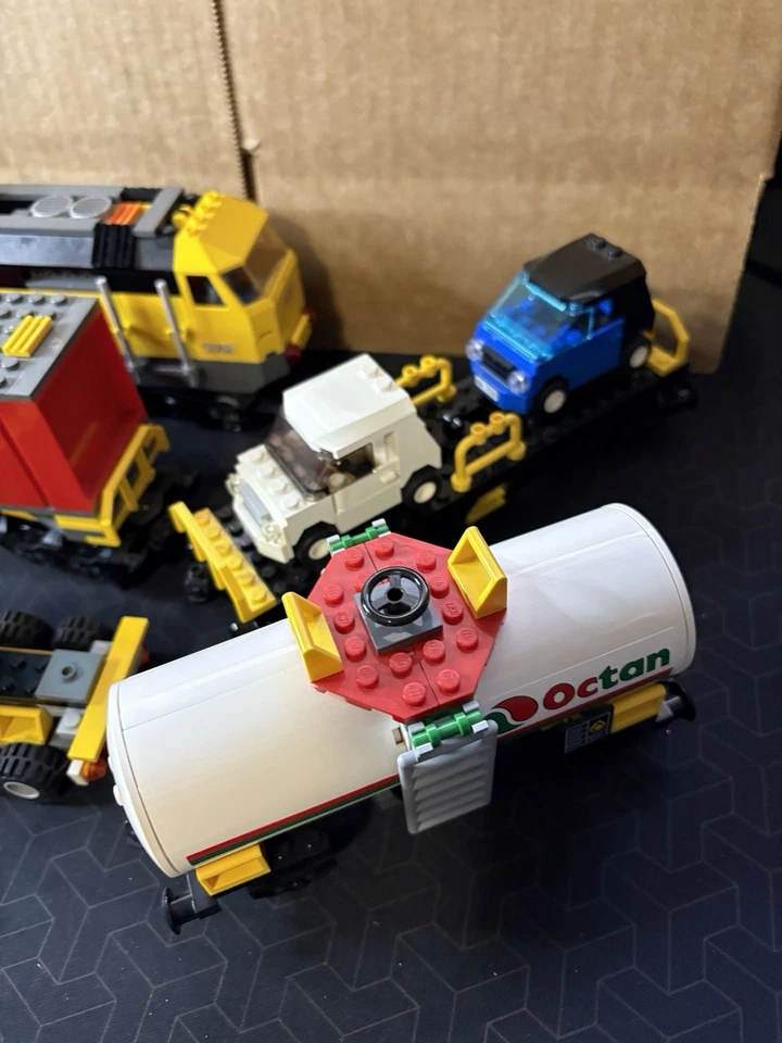 LEGO 7939 City: Tren de Carga Tren 100% Completo con Minifiguras y Manuales SIN VÍAS Foto 4 de 4