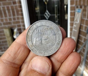 1908 MASONIC SUPPLIES 34 Annual Session Imperial Council Token Medal MINNEAPOLIS