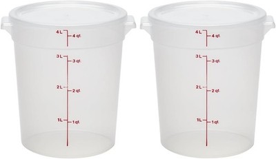 Cbro Food Stora Containers with Lids () - 4 Quart -