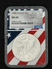 1986 Silver Eagle NGC MS69 #266