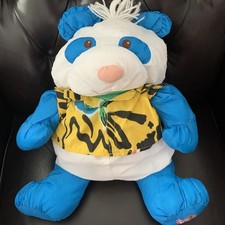 VYG Fisher Price Puffalump Wild Hawaiian Shirt Blue Panda Bear