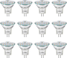 3W MR11 LED Landscape Light Bulbs, Low Voltage 12V 20W Halogen Replacement for O