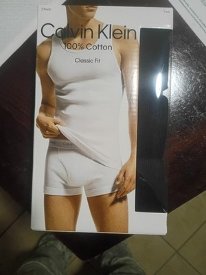 Calvin Klein black 3pk tank tops