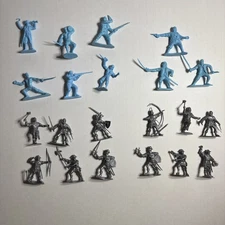 COMBO Accurate Figures 100 Years War English Men-At-Arms+ PIRATES 1/35 20 Figs