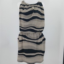 Forever 21 Mini Dress Lace Womens S Black Beige Pockets Clubwear Aesthetic 