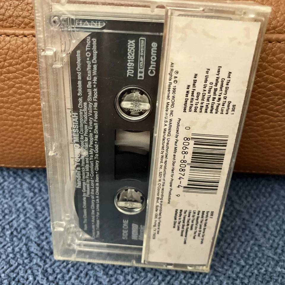 HANDEL'S YOUNG MESSIAH CASSETTE  WORD TWILA PARIS WHITEHEART IMPERIALS Sealed 90 - Image 3 of 4