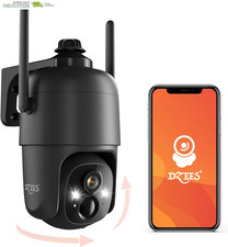 Wifi Security Cameras Wireless Outdoor, 2K Battery Powered Home Security Camera