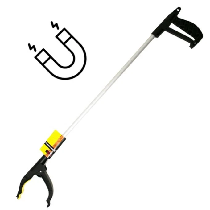 G&M GMBH Greifhilfe Müllgreifer Alu 76cm Greifzange Greifer Handgreifer Abfall Magnetisch