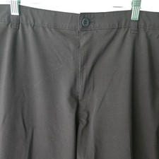 IZOD Golf Mens Pants 38x34 Black Performance Stretch Flat Front Straight Leg