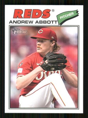 2026 Topps Heritage #31 Andrew Abbott Cincinnati Reds 9288