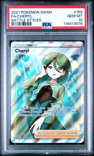 PSA 10 - Cheryl 159/163 SWSH Battle Styles - Pokemon