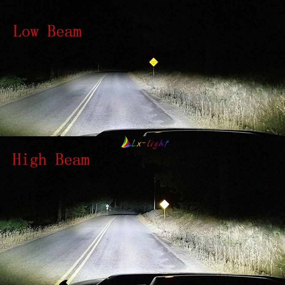 Новейший 2шт Halo 130 Вт 5 x 7 «7 x 6» светодиодная фара DRL и поворот для Sterling грузовик LT9500 - Изображение 3 из 4