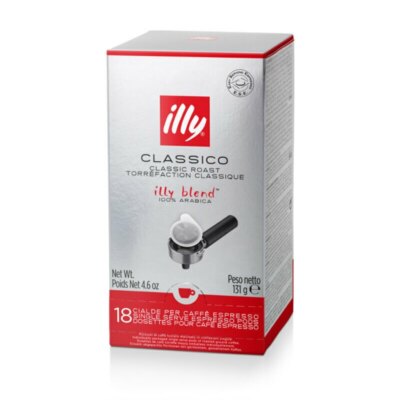 illy Pads Classico ESE Pods,Servings,Tabs,Cialde 12 x 18 St. 216 St. MHD 01/2026