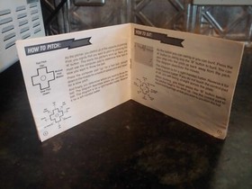 JALECO Bases LOADED Nintendo NES Baseball Game Original 1988 Manual Booklet ONLY