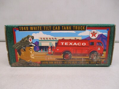 Miniature Ertl 1/43 - Camion-citerne Texaco 1949 White Tilt Cab - Collection