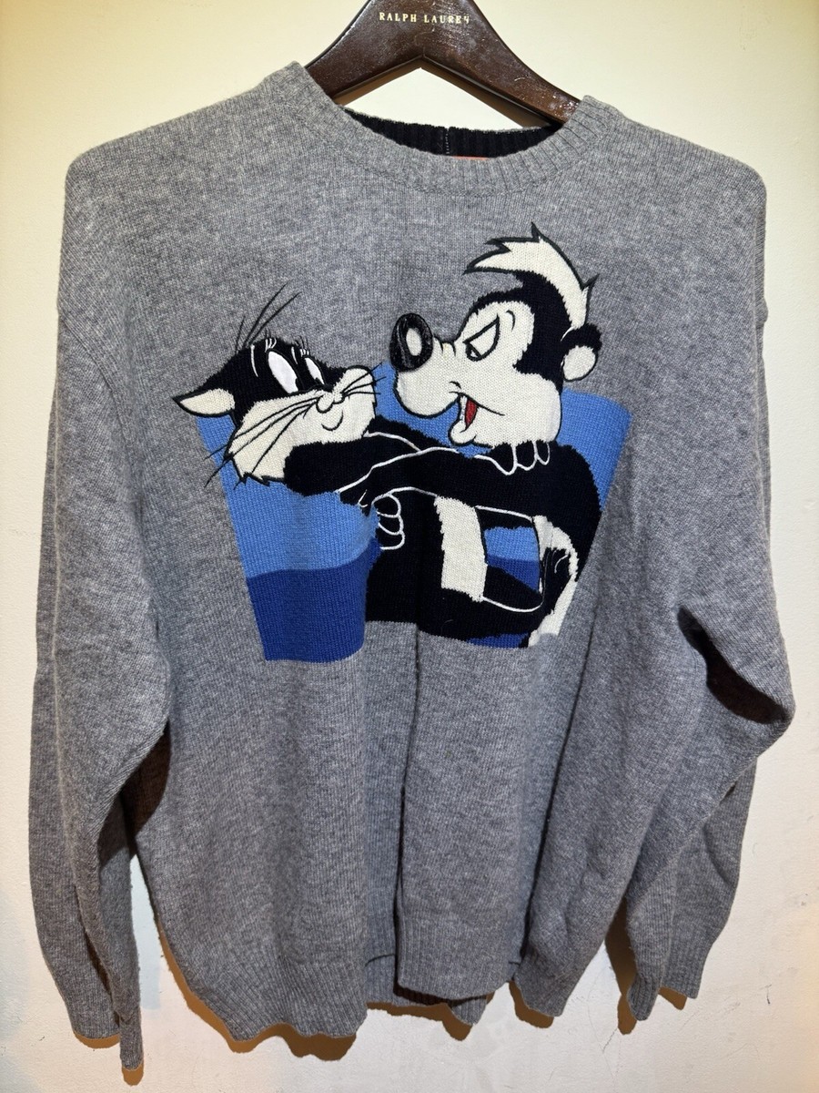 Iceberg History Pepe Le Pew Sweater Size L Grey color | eBay