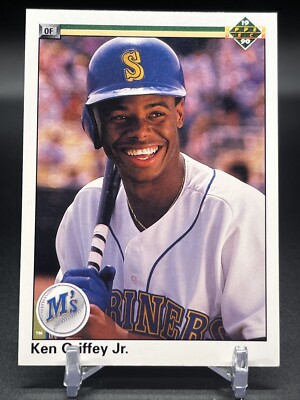 1990 Upper Deck - #156 Ken Griffey Jr - (2) Spelling Errors -VG To EX Condition