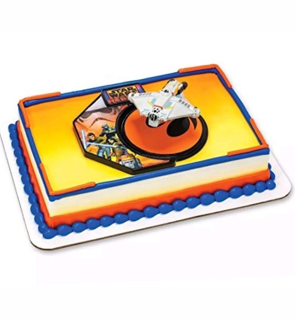 New Decopac Star Wars Birthday Party Rebels Ghost White Ship Cake