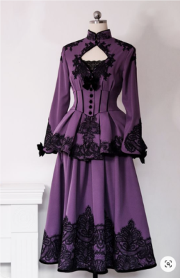 black and purple prom dress 90s Vintage Dress, Spaghetti Strap Lace Party KhimukiStyle Care Tips Custom Made Sweetheart Neck Black