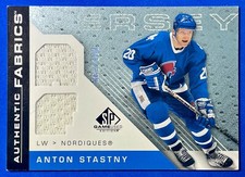 2007-08 SP Game Used Authentic Fabrics Patch Anton Stastny 62/100 AF-AS