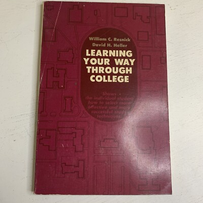Learning Your Way Through College Paperback Book 1965 By William C 