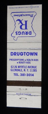 1970s Drugtown Prescriptions Beauty Aids 62-26 Myrtle Avenue Glendale NY Queens
