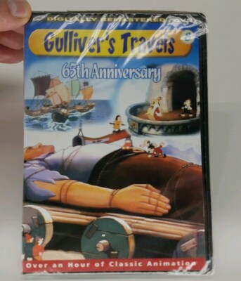Gulliver's Travels 8 Digitally Remastered 65th Anniversary Animation SEALED DVD
