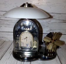 Vintage Wind Up Musical Rotating Windmill Des...
