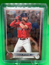 2022 TOPPS CHROME BASEBALL CONNOR WONG BASE ROOKIE CARD#39 Boston Red Sox