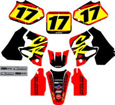 CR 125 250 1993 1994 gráficos CR125 CR250 calcomanías de moto de cross calcomanías rojas/negras