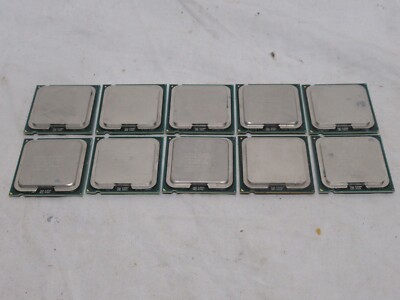 LOT OF 10  -  Intel Pentium Dual Core E2200 SLA8X 2.2GHZ Processor