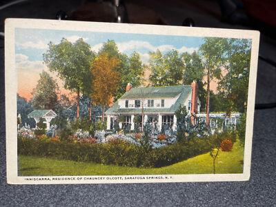 Inniscarra Residence Of Chauncey Olcott Saratoga Springs New York Postcard￼￼