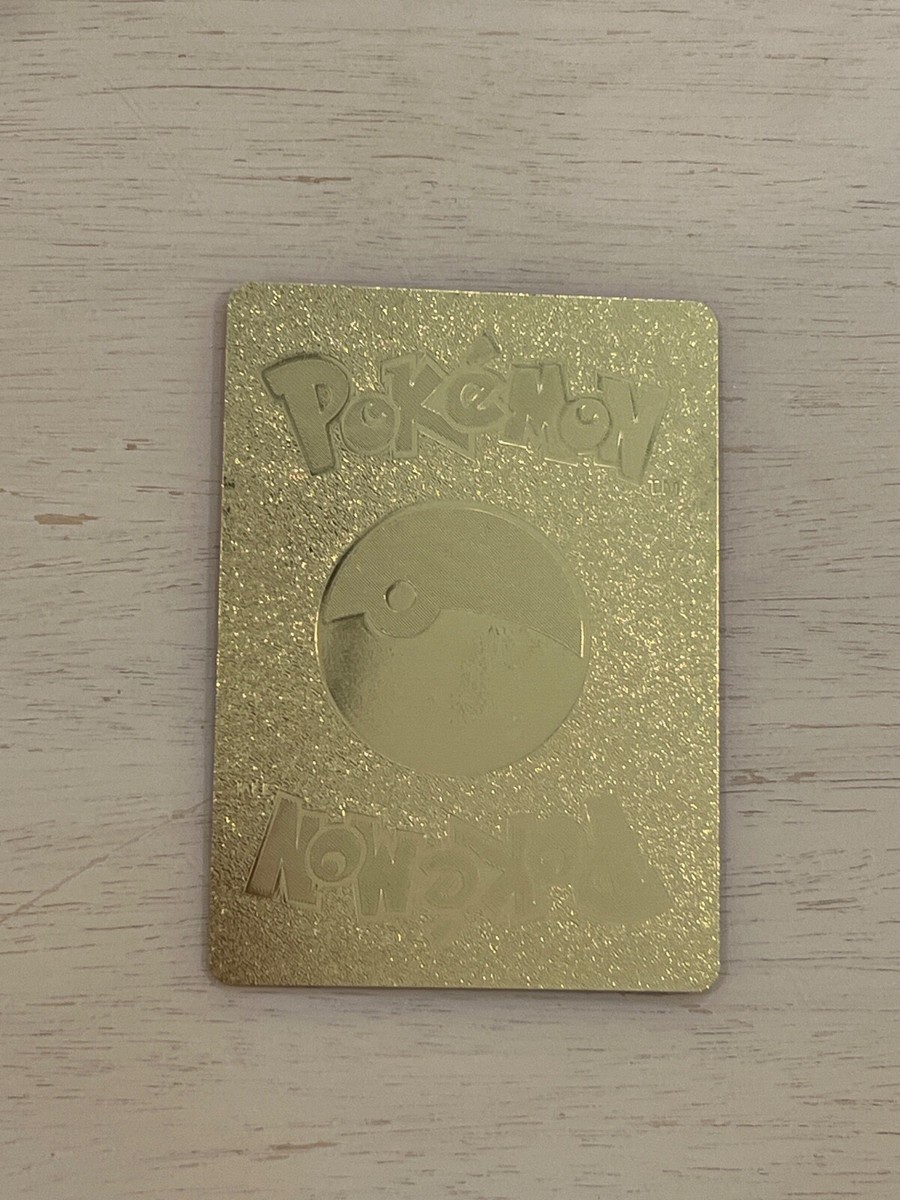 pokemon 23k gold card Pokemon 23K Gold-Plated Card