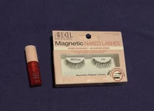 Ardell Eyelash 1 Pair Bundle With Lip Tint Gloss New Unopened 