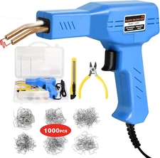 5Color Plastic Welder Gun Kit1000PCS Staples Stapler Set Car Bumper Repair Toolb