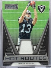 2019 Panini Playbook Hot Routes Jerseys #9 Hunter Renfrow/299