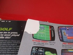 Golf (Nintendo NES) COMPLETE w/ Black Box manual game WORKS!