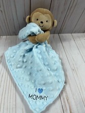 Carters Child Of Mine I Love Mommy Monkey Security Blanket Lovey W Rattle