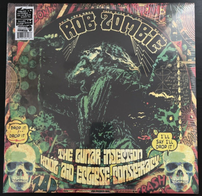 ROB ZOMBIE THE LUNAR INJECTION KOOL AID ORANGE SPLATTER VINYL LP NEW SEALED MINT