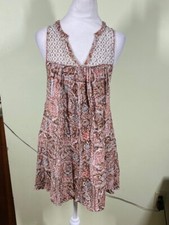 Ecote Urban Outfitters Womens Sz S Small Sleeveless Cute Boho Hippie Tunic Top