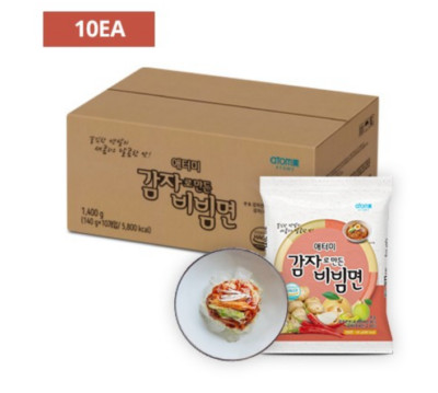 Atomy Potato Spicy Noodles Sweet Sour Taste Chewy Savory 10 Bags 140g ea NEW
