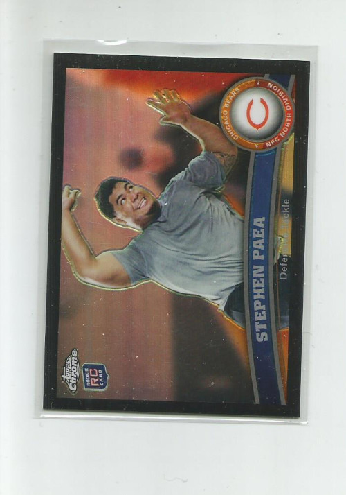Stephen Paea Topps Chrome #216 Black Refractor