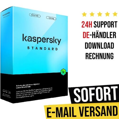 Kaspersky Anti-Virus 2023 (Standard) - 3 PCs - 1 Jahr - Antivirus 2023 Download - Afbeelding 1 van 1