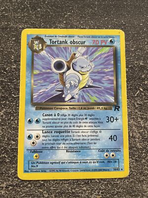 TORTANK OBSCUR RARE - POKEMON 20/82 TEAM ROCKET EDITION 2 DE