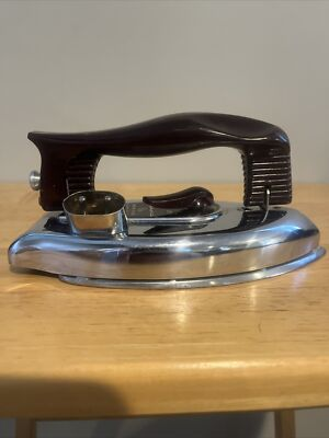 #ad Vintage Kenmore Sears 311.62560 Brown Steam Travel Iron W Original Cord EUC $30.00