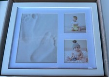 Mother of all Design Baby Footprint and Handprint Photo Frame Kit 9" NEW-BOXED