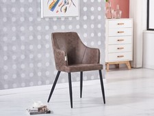 Faux Leather Armchair Dining Chair Coffee Shop Ice Cream Cafe Bar Zarah