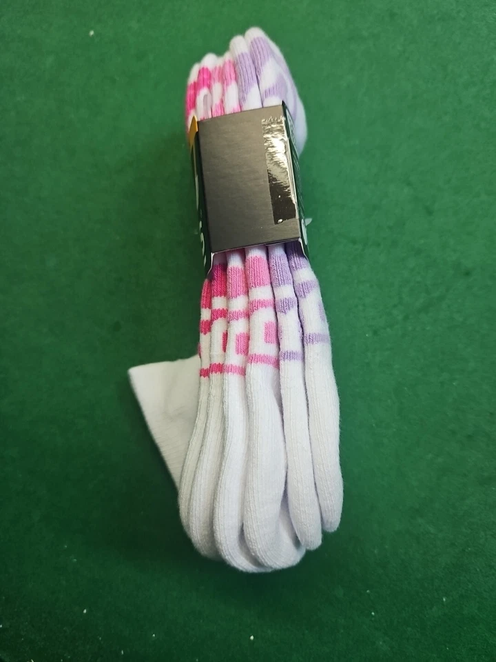 Bonds 3 pares de calcetines deportivos acolchados blancos de algodón corte bajo para niños talla 3-8 10+ años Foto 2 de 4