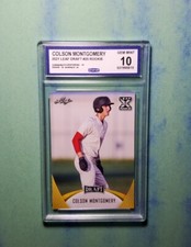 Graded Gem 💎 Mint 10 2021 Leaf Draft Gold COLSON MONTGOMERY rookie