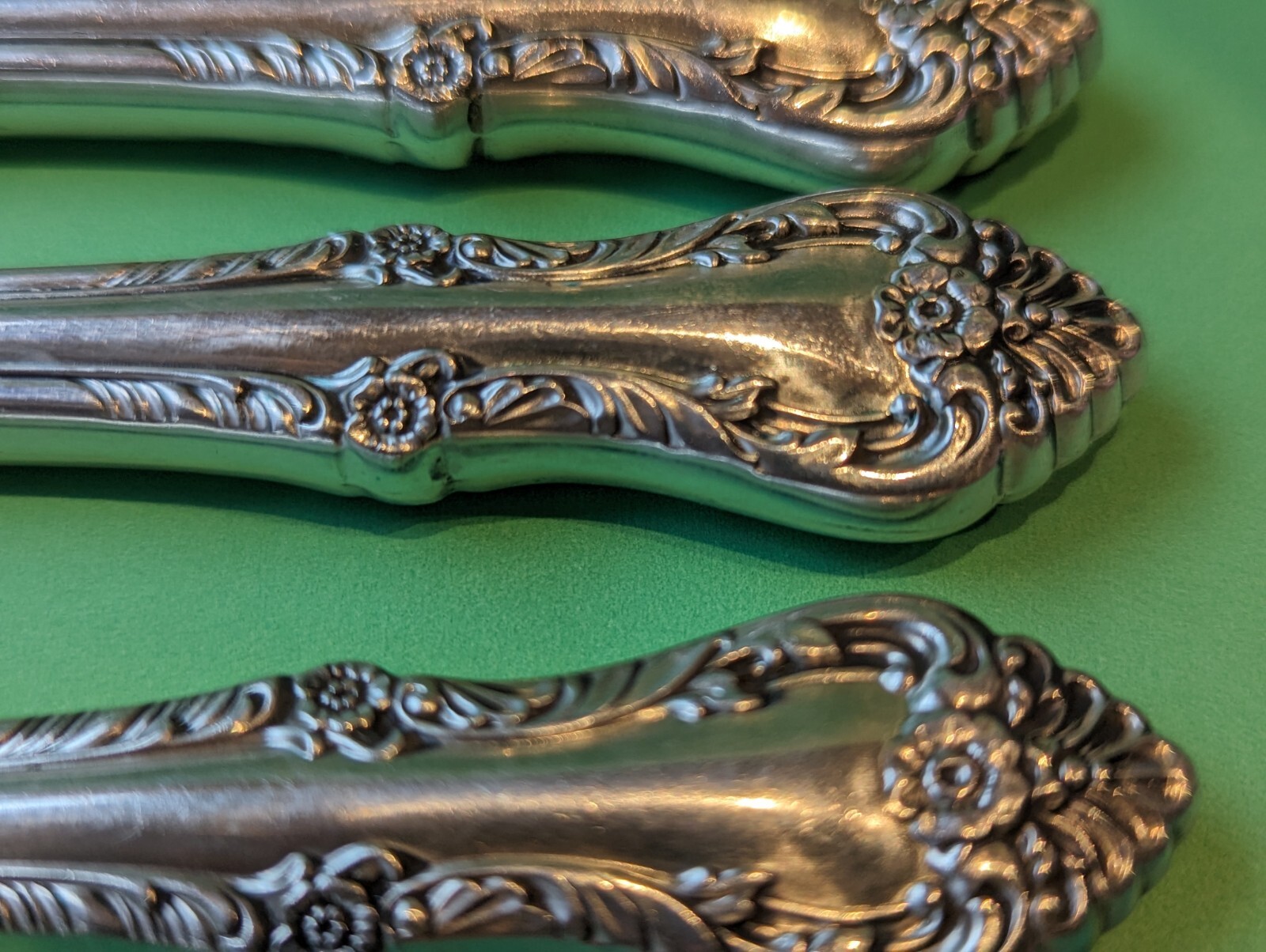 4 Spoons Oneida Community Melbourne Sterling Silver Flatware eBay